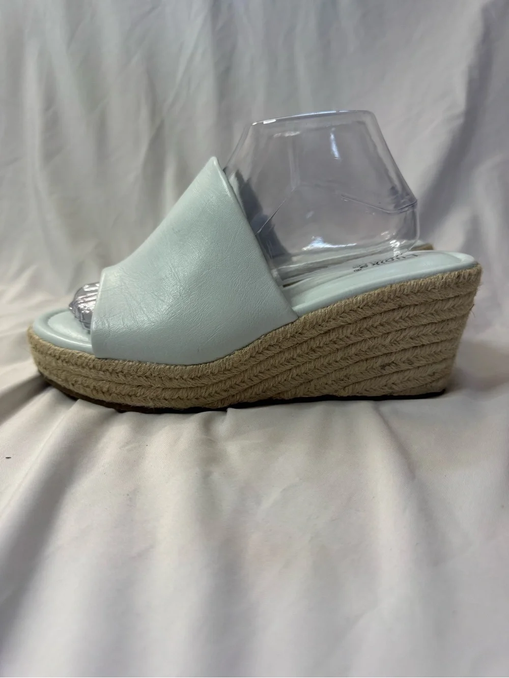 Women’s Mint Green Wedge Espadrille Slide